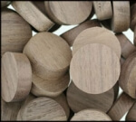 10mm Walnut Plug (for door linings/skirting etc)